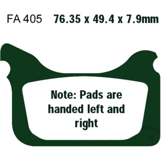 Brake pads sintered epfa ebc EPFA405HH