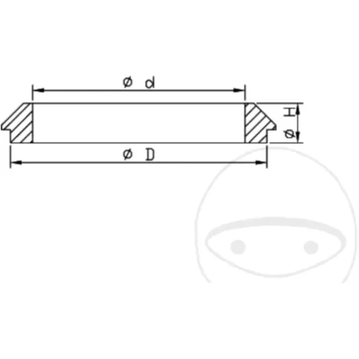 Staubkappensatz Gabel Kayaba 110024600202