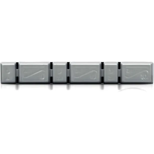 Zinc balance weight - self adhesive silver