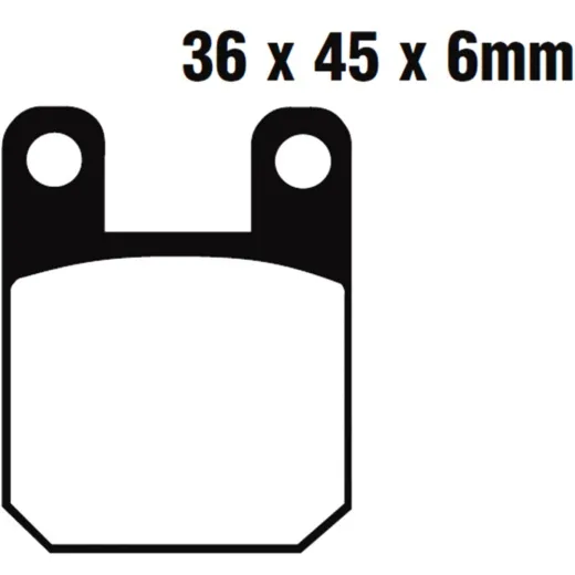 Brake pads std ebc FA115TT