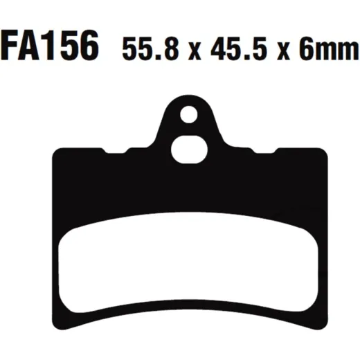 Bremsbeläge Bremsklotz Standard EBC FA156