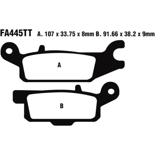 Bremsbeläge Bremsklotz Standard EBC FA445TT