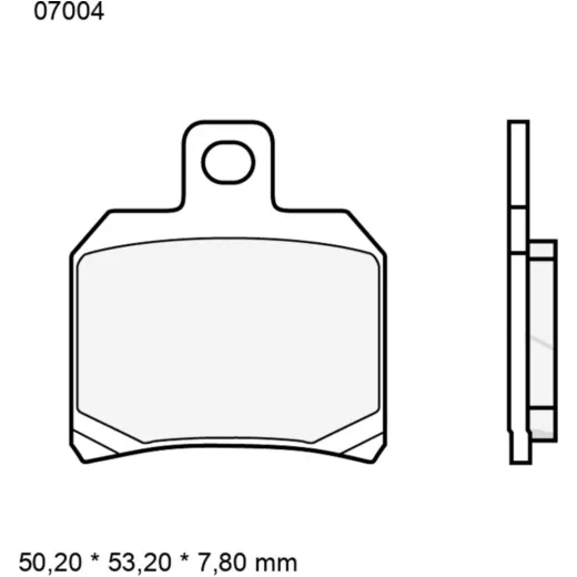 Bremsklotz CC Scooter Brembo Alternative: 7321649