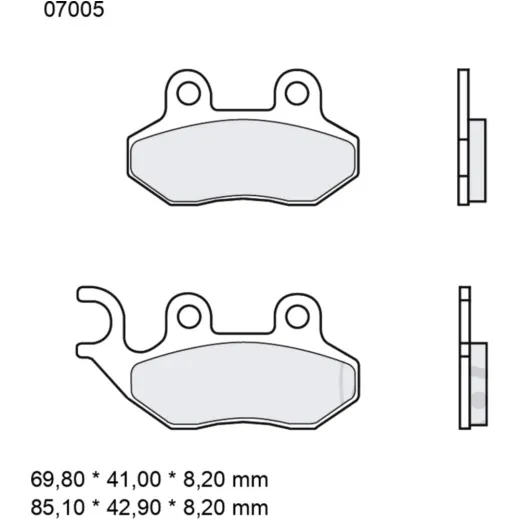 Bremsklotz CC Scooter Brembo Alternative: 7321912