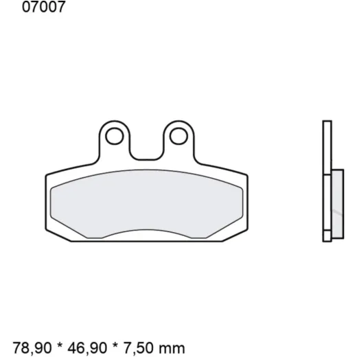 Bremsklotz CC Scooter Brembo Alternative: 7370950