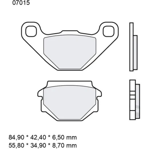 BRAKE PADS CARBON CERAMIC SCOOTER CC BREMBO