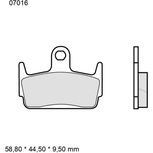 Bremsklotz CC Scooter Brembo Alternative: 7321870