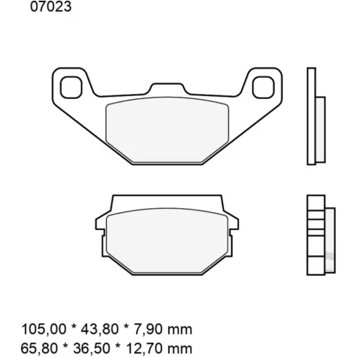 Bremsklotz CC Scooter Brembo Alternative: 7321623