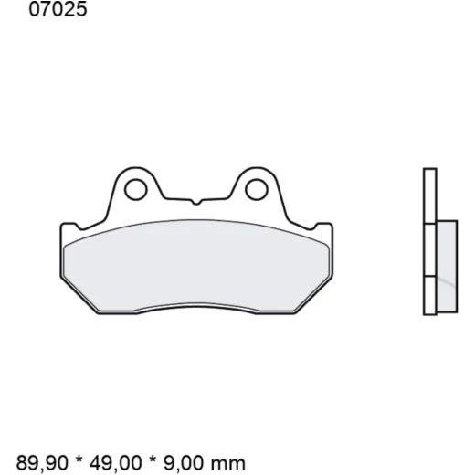 Bremsklotz CC Scooter Brembo Alternative: 7326846