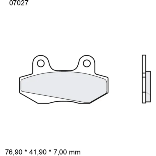 Bremsklotz CC Scooter Brembo Alternative: 7326911