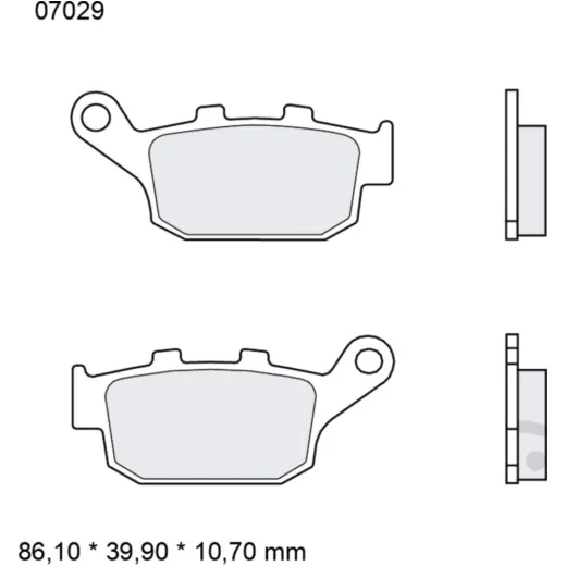 Bremsklotz CC Scooter Brembo Alternative: 7372360