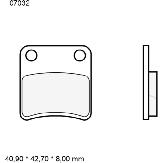 Bremsklotz CC Scooter Brembo Alternative: 7321904