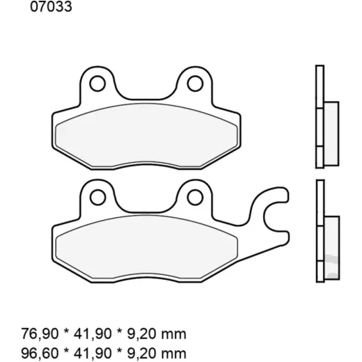 Bremsklotz CC Scooter Brembo Alternative: 7377658