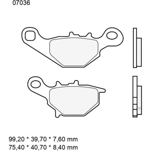 Bremsklotz CC Scooter Brembo Alternative: 7379431