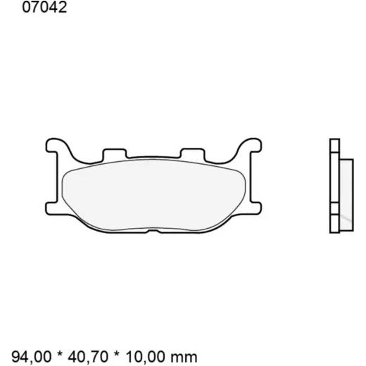 Bremsklotz CC Scooter Brembo Alternative: 7376650