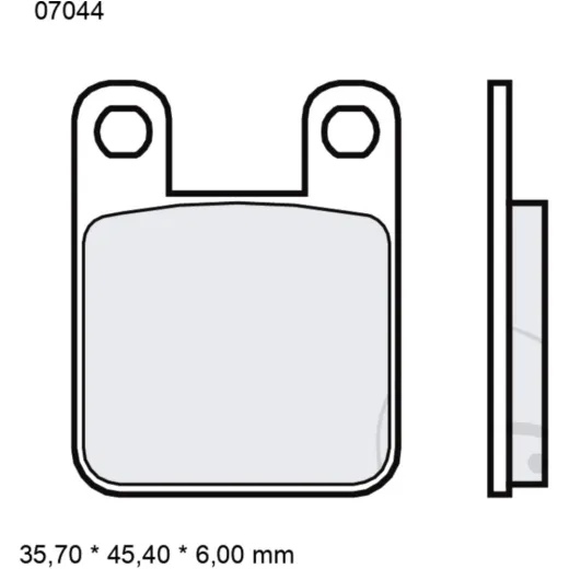 Bremsklotz CC Scooter Brembo Alternative: 7370679