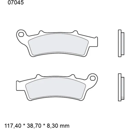 Bremsklotz CC Scooter Brembo Alternative: 7320807