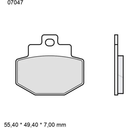 Bremsklotz CC Scooter Brembo Alternative: 7320781
