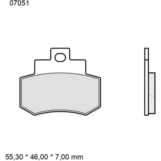 Bremsklotz CC Scooter Brembo Alternative: 7320849