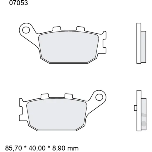 Bremsklotz CC Scooter Brembo Alternative: 7320082