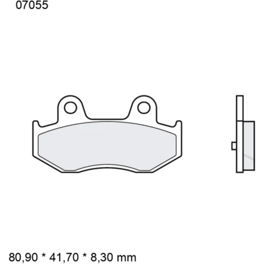 Bremsklotz CC Scooter Brembo Alternative: 7320880