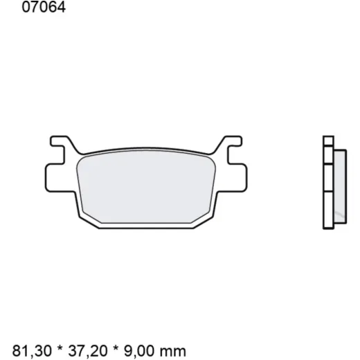 BRAKE PADS CARBON CERAMIC SCOOTER CC BREMBO