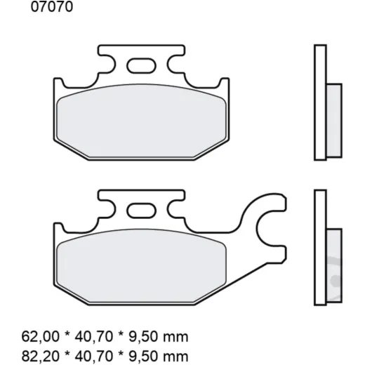 BRAKE PADS CARBON CERAMIC SCOOTER CC BREMBO