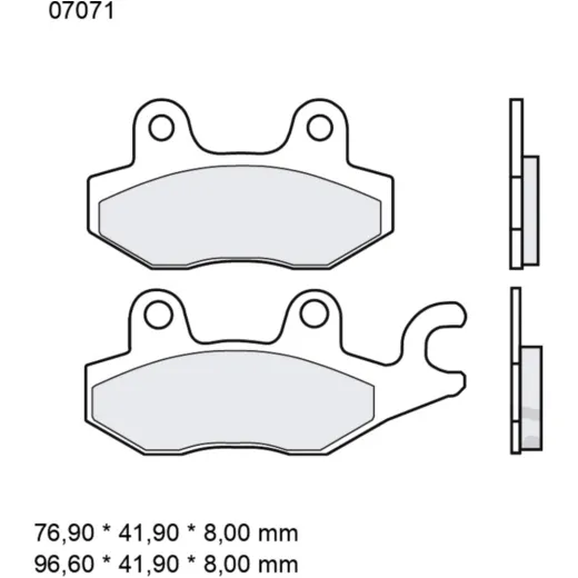 Bremsklotz CC Scooter Brembo Alternative: 7378722