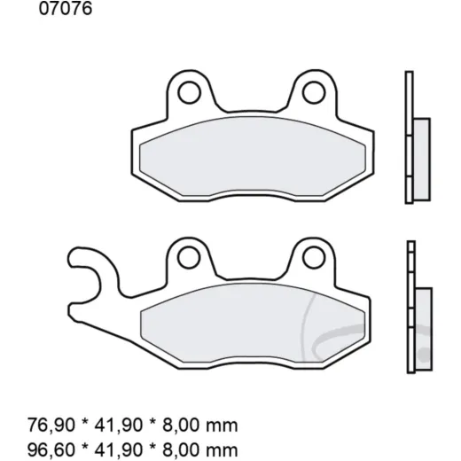 Bremsklotz CC Scooter Brembo Alternative: 7370778