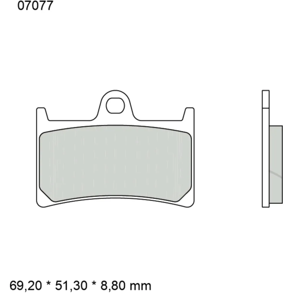 Bremsklotz CC Scooter Brembo Alternative: 7320450
