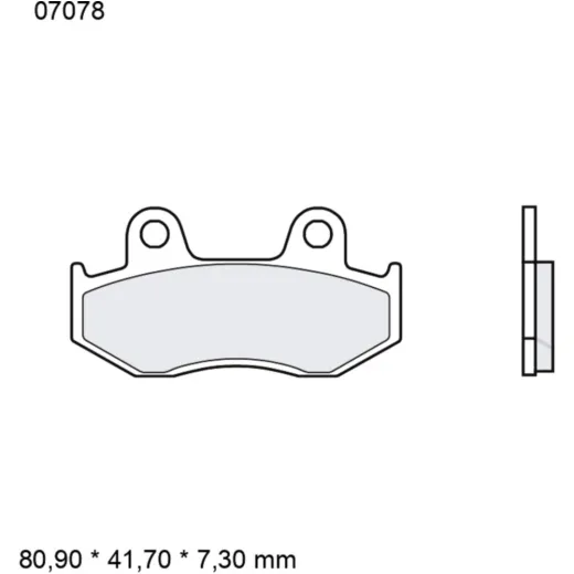 Bremsklotz CC Scooter Brembo Alternative: 7326978