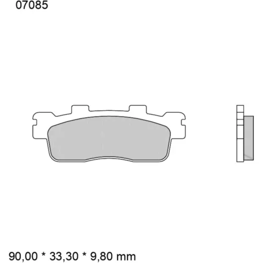 Bremsklotz CC Scooter Brembo Alternative: 7323231
