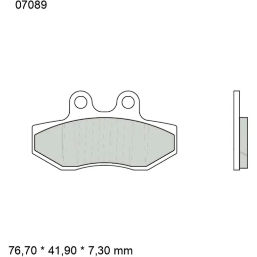 Bremsklotz CC Scooter Brembo Alternative: 7379423
