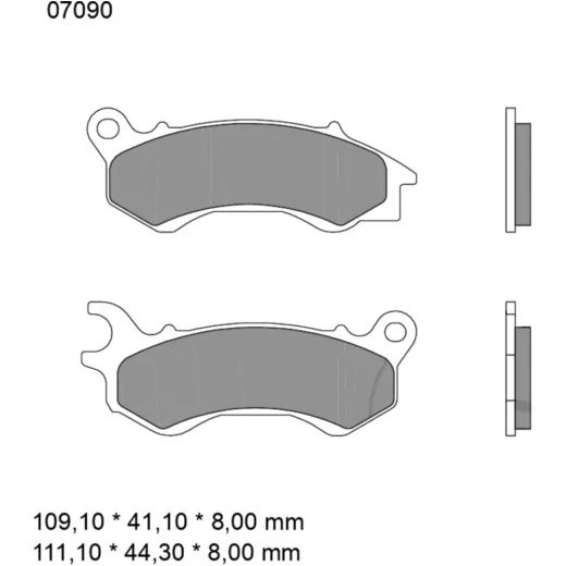 Bremsklotz CC Scooter Brembo Alternative: 7323504