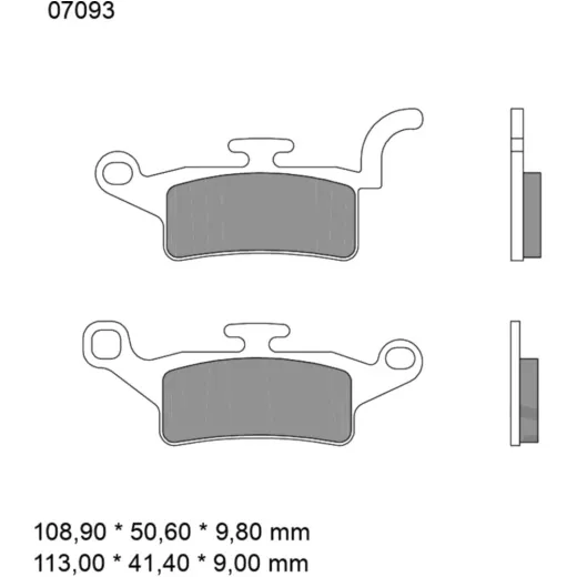 Bremsklotz CC Scooter Brembo Alternative: 7370030