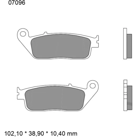 Bremsklotz CC Scooter Brembo Alternative: 7376478