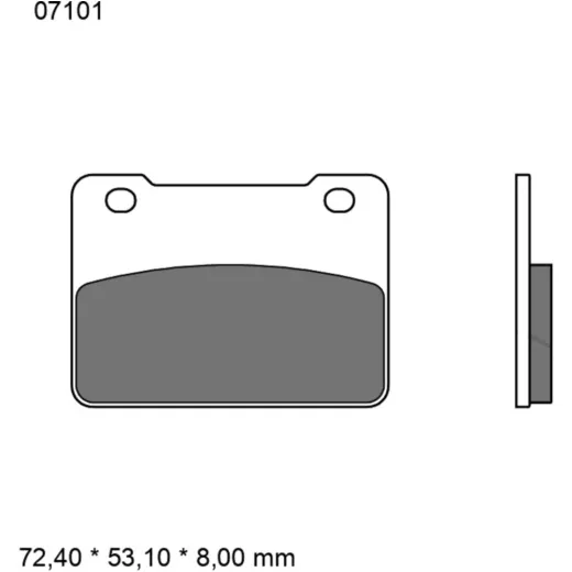 Bremsklotz CC Scooter Brembo Alternative: 7370032
