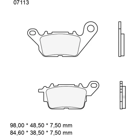 Bremsklotz CC Scooter Brembo Alternative: 7370216