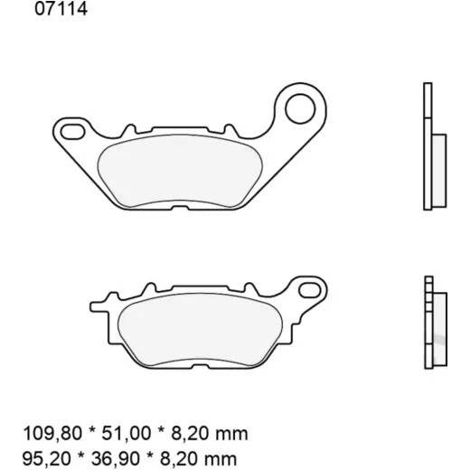 Bremsklotz CC Scooter Brembo Alternative: 7321995