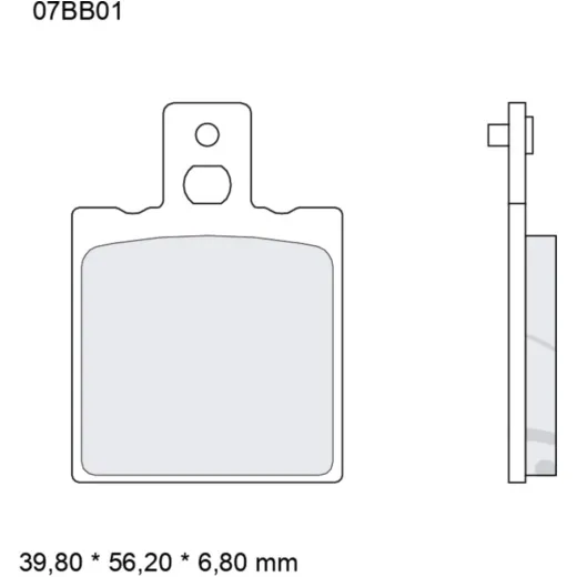 Bremsklotz Sinter SD Brembo Alternative: 7370066