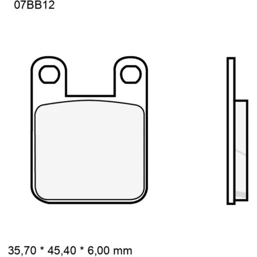 Bremsklotz Carbon-Keramik TT Brembo Alternative: 7370679