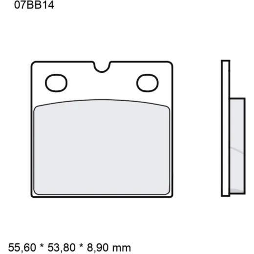 Bremsklotz Sinter hinten SP Brembo Alternative: 7328909