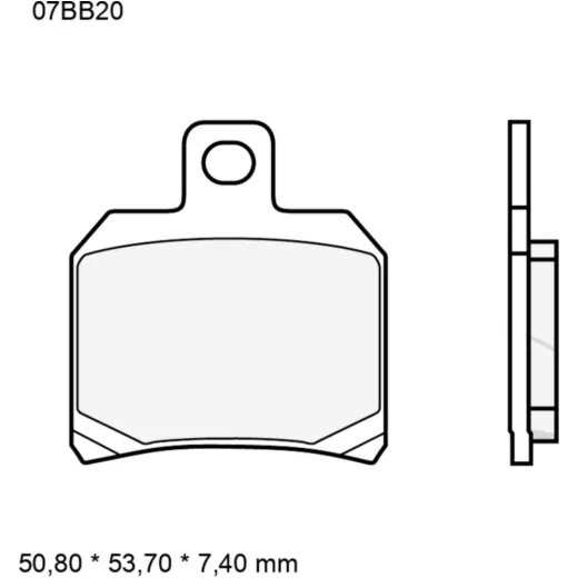 Bremsklotz Carbon Keramik CC Brembo Alternative: 7321649
