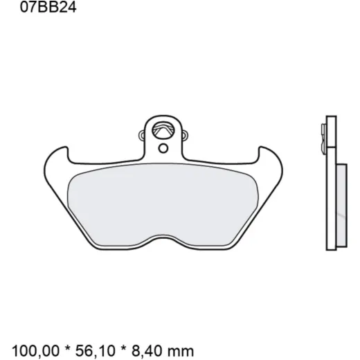 Bremsklotz Sinter LA Brembo Alternative: 7320955