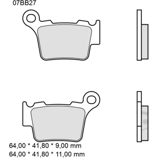 BRAKE PADS CARBON CERAMIC ROAD CC BREMBO