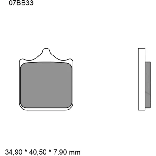 Bremsklotz Sinter LA Brembo Alternative: 7324122