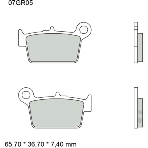 Bremsklotz Carbon Keramik CC Brembo Alternative: 7370109