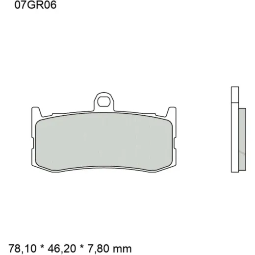 BRAKE PADS CARBON CERAMIC RACING RC BREMBO