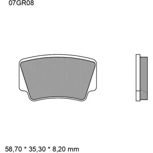 Bremsklotz Sinter SD Brembo Alternative: 7323199