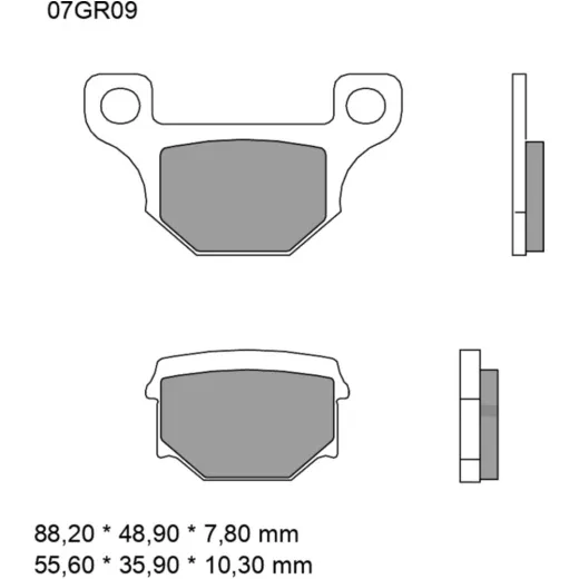 BRAKE PADS CARBON CERAMIC ROAD CC BREMBO